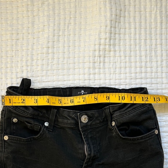 7 For All Mankind Kids Black Jeans - Picture 3 of 16